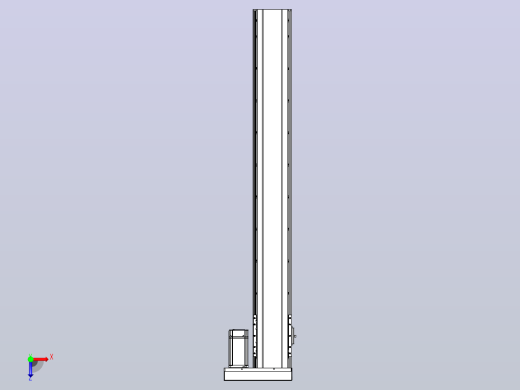 日规模组半封闭丝杆TPA-HNR-120D-1610C-L900-ML-C-P40-N3俯视缩略图