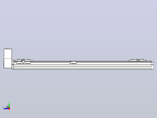 皮带直线轴双滑块型TPA-GCBS-80-P60-L350-RU-M20-N3右视缩略图