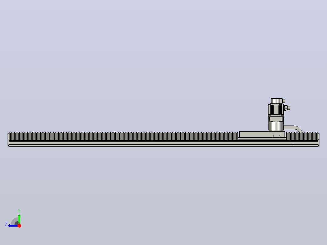 TM22F-L3-1600-BC-T1000W-A2-MB-3M齿轮齿条TM22F右视图