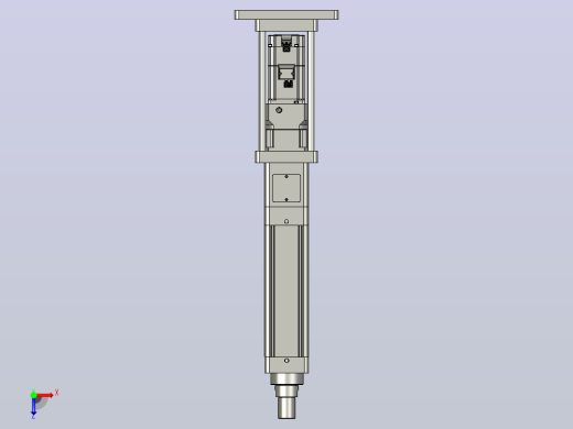 轻载电动缸TPA-ESR80-2510C-L150-M-FB-W-P75-JX-C3俯视缩略图