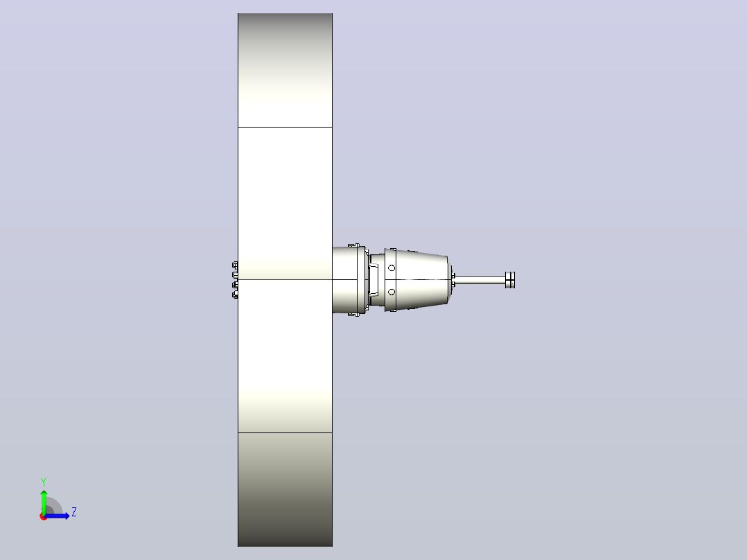 ABB IRB930SC机器人IRB930_12kg-850-300-BTM_Omnicore_rev00_Assembly左视图