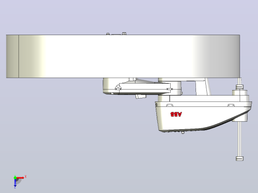 ABB IRB930SC机器人IRB930_12kg-850-300-BTM_Omnicore_rev00_Assembly俯视缩略图