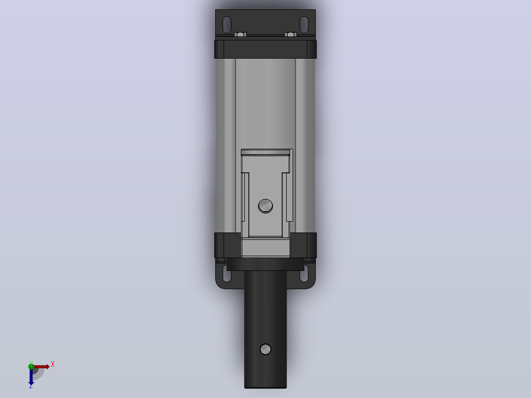 MHA系列直压式增压器[MHA-80-11-M-70-S1]俯视图