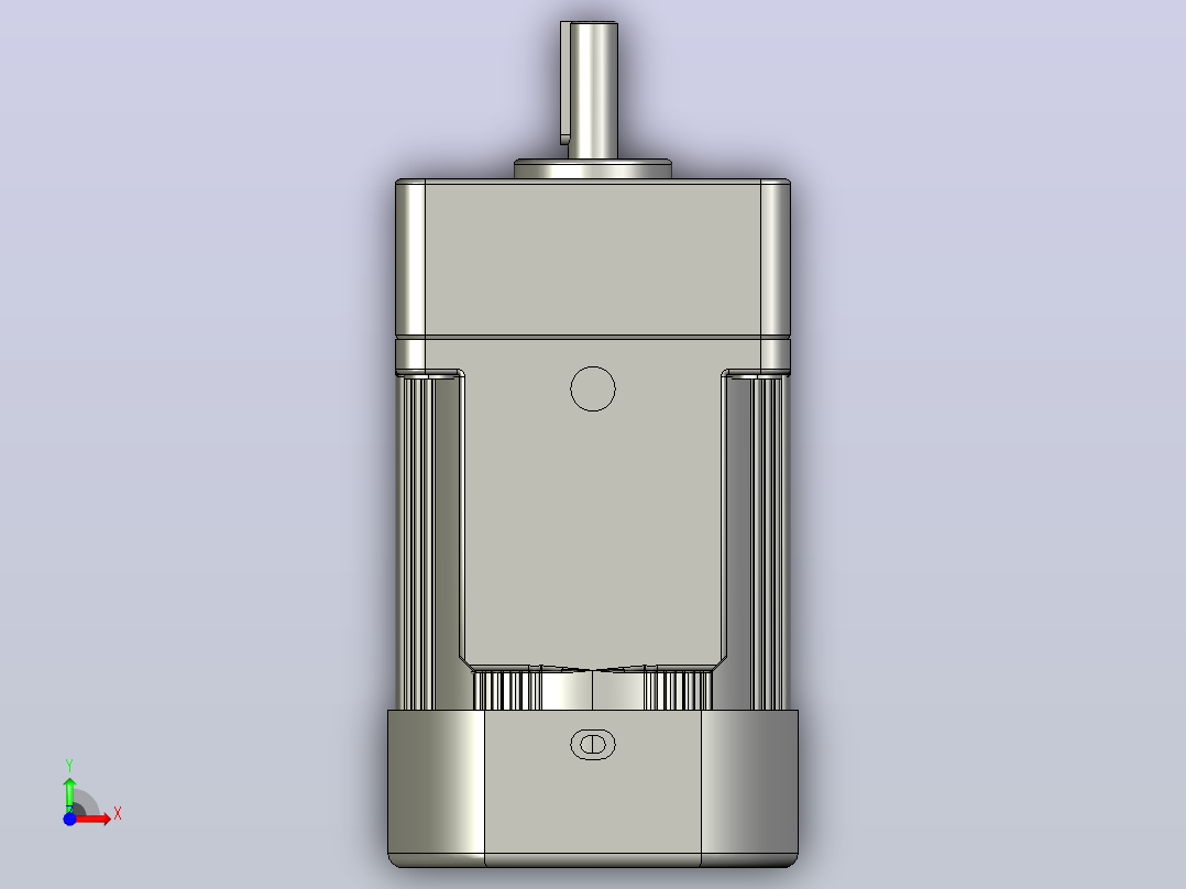 4IK25-F+4GN3-15K-G4IK-25W小型调速减速电机前视图