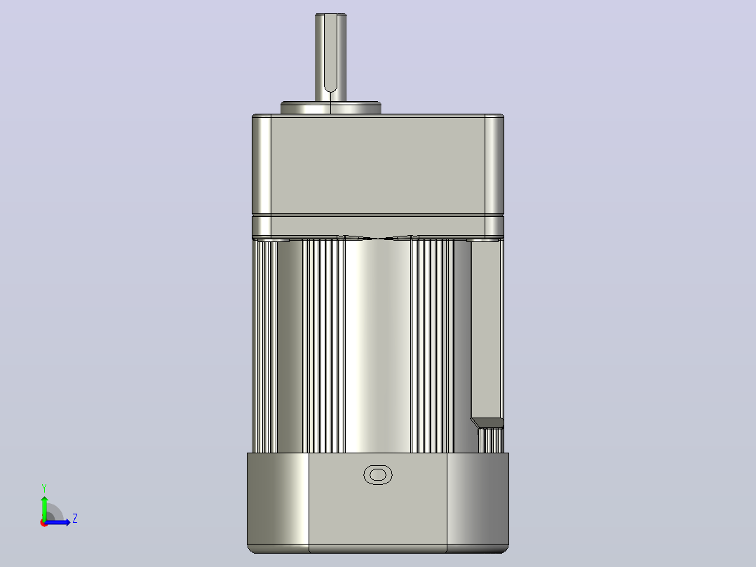 4IK25-F+4GN3-15K-G4IK-25W小型调速减速电机左视图