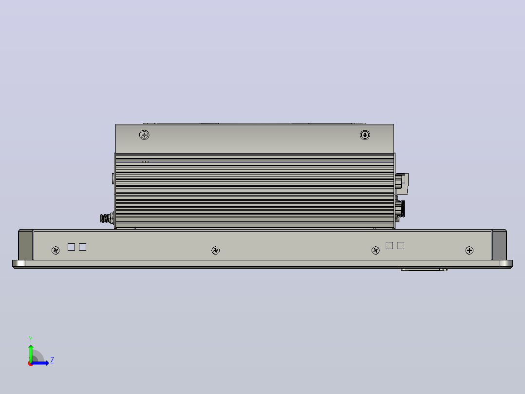 P19RF-700工业平板电脑 ABOX-700系列左视图