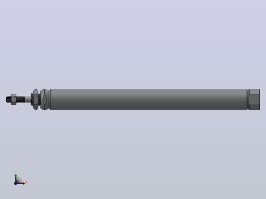 PBSA系列笔型气缸小金井型[PBSA16X60-A]前视缩略图
