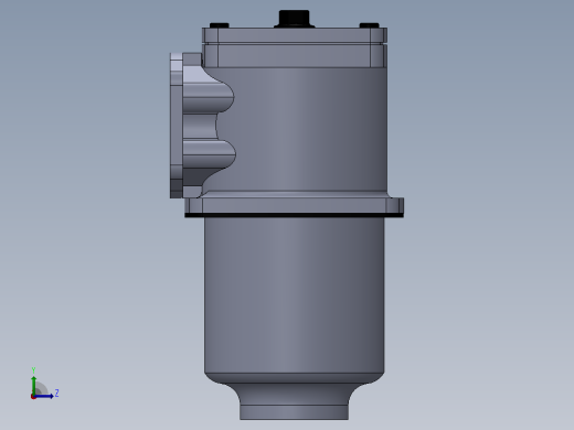 HYDAC液压过滤器 RF BN HC 330 D G 10 A 1.0（带2英寸端口）左视缩略图