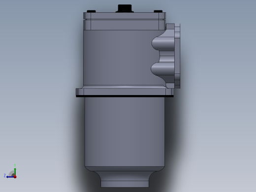 HYDAC液压过滤器 RF BN HC 330 D G 10 A 1.0（带2英寸端口）右视缩略图