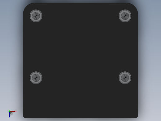 滚轮轨道8系列端盖40×40_滚轮轨道8系列端盖40x40俯视缩略图
