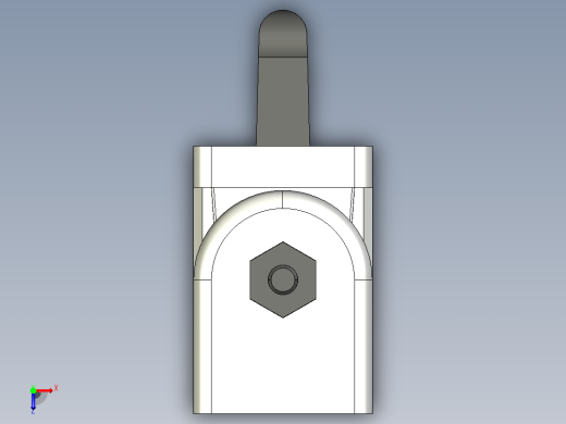 带松紧杆重型合页 6 系列 30X30_带松紧杆重型合页 6 系列 30X30俯视缩略图