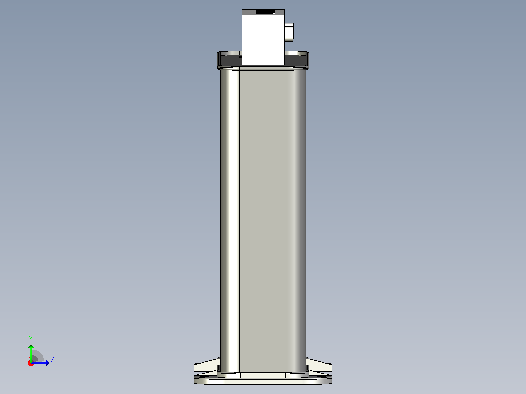 BKMJ(0.4～0.48)-35～45-1自愈式低电压并联电容器三维模型202202左视图