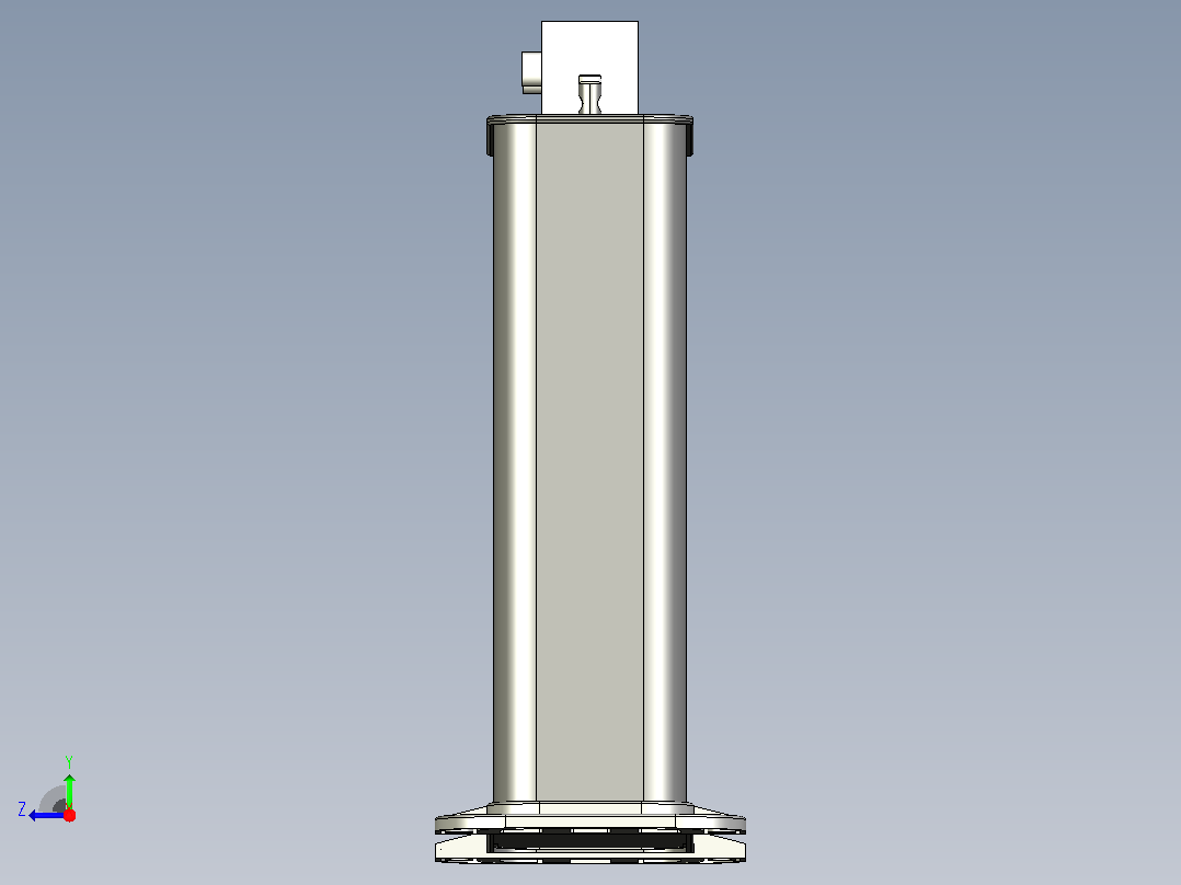 BKMJ(0.4～0.48)-35～45-1自愈式低电压并联电容器三维模型202202右视图