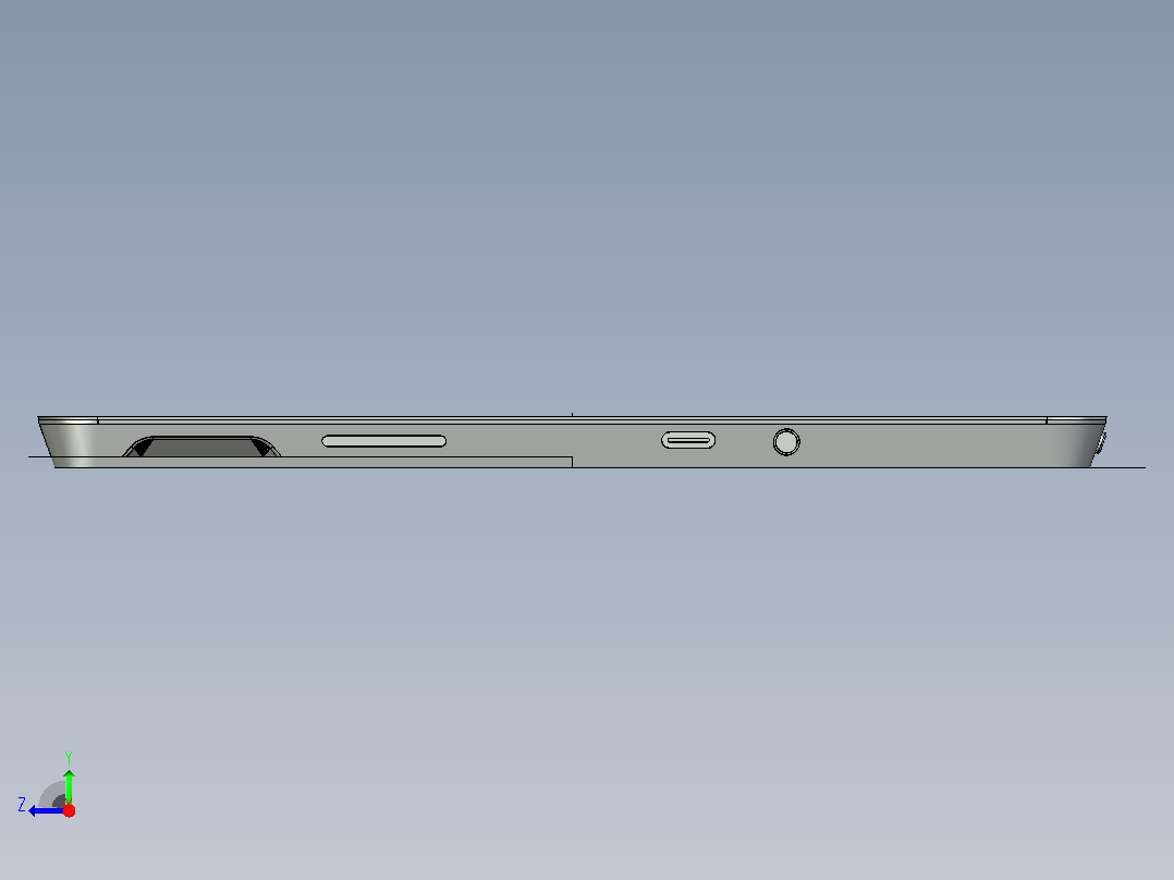 微软Surface Go平板电脑的代表机型右视图