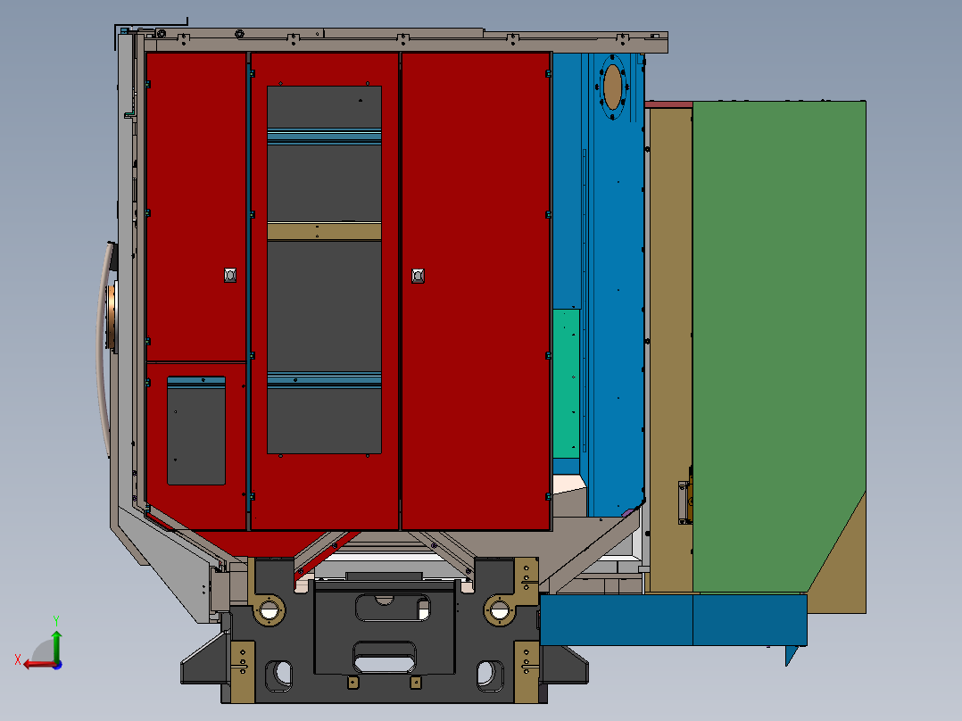 德玛吉机床后视图
