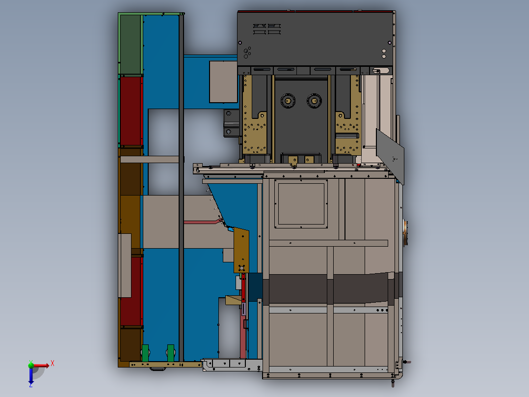 德玛吉机床俯视图