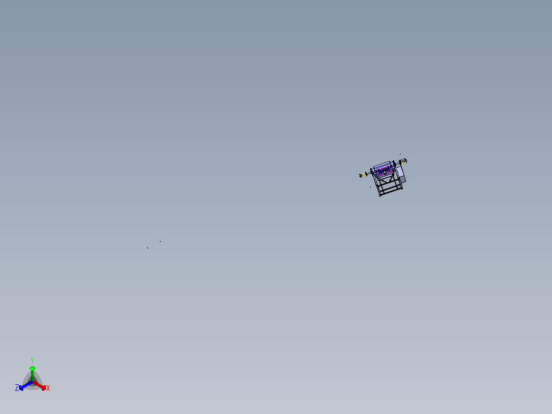 缩管机正等轴测图