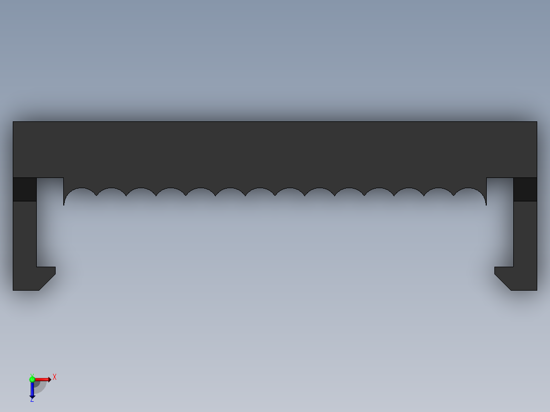 FDC-14 ( DS1018-2.54-14L )俯视图