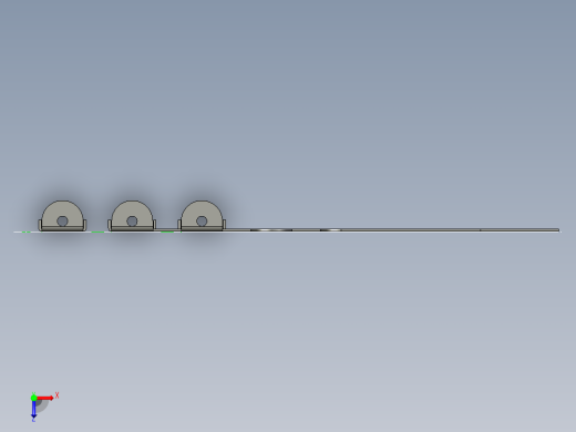 支架级进模（CAD图+UG三维）俯视缩略图