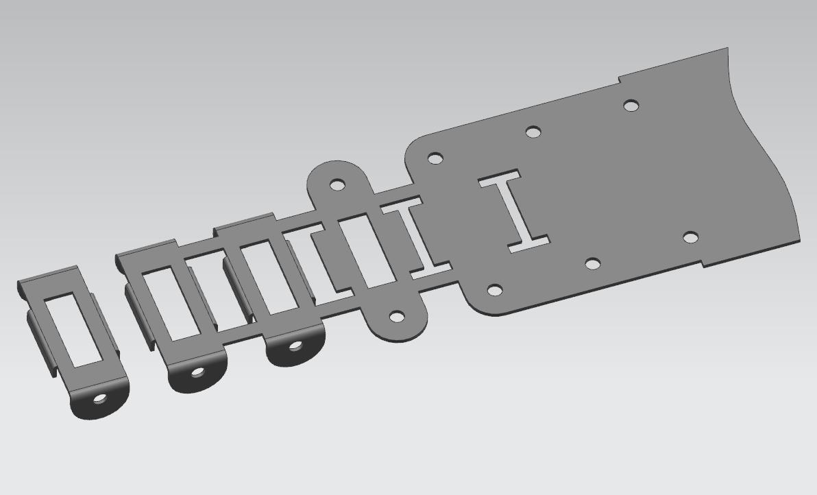 支架级进模（CAD图+UG三维）