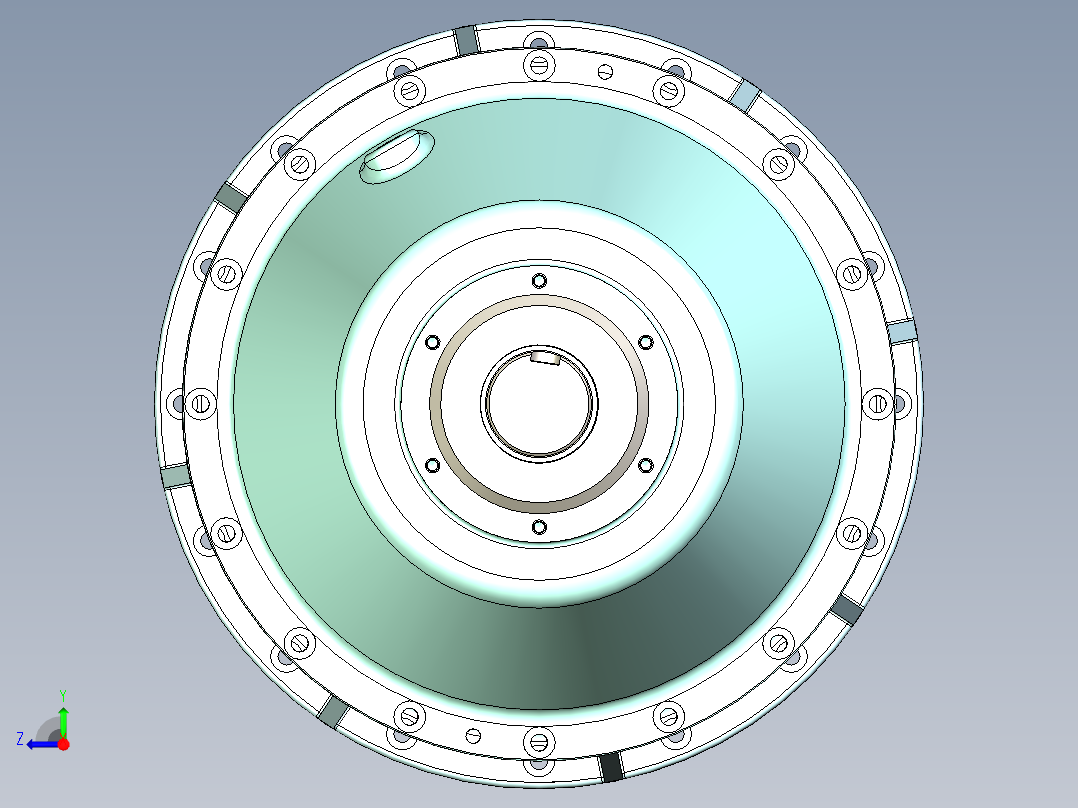 SW_行星减速器右视图