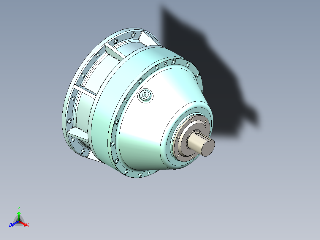 SW_行星减速器正等轴测图
