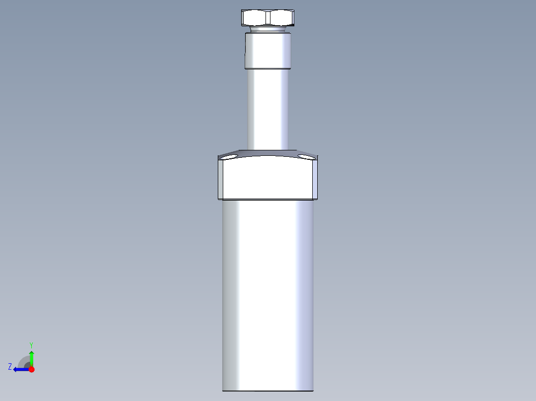 KOSMEKLHA0550-SR-Q35多系列多零件图纸模型右视图
