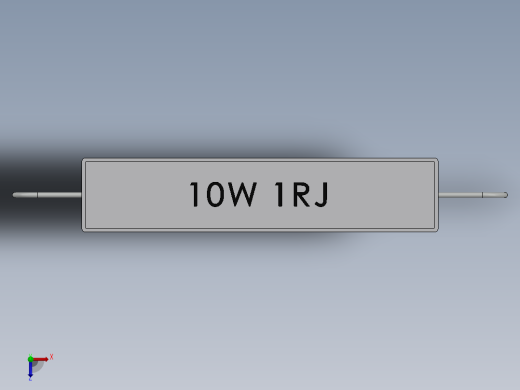 电容器 二极管 电阻器-Resistor 1 Ohm 10 Watt俯视缩略图