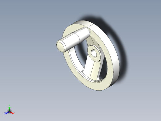 鋁合金手輪(旋轉把手)2461-3D多系列多零件图纸模型