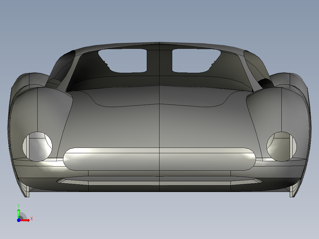 汽车车身 (12)前视图