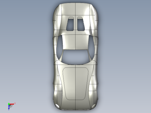 汽车车身 (12)俯视缩略图
