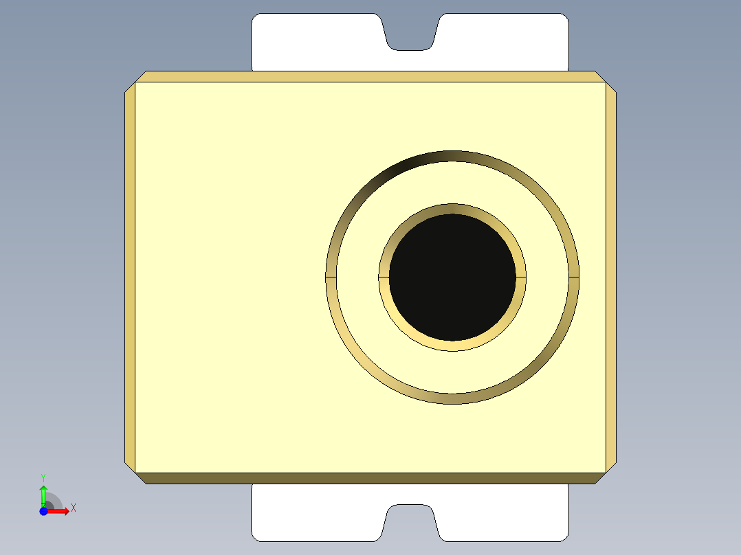 SMT线到板连接器前视图