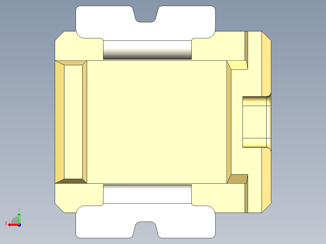 SMT线到板连接器后视图