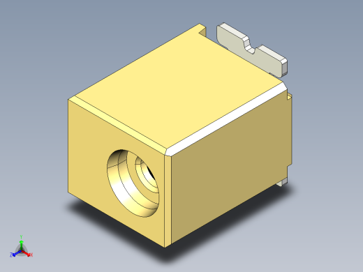 SMT线到板连接器正等轴测缩略图
