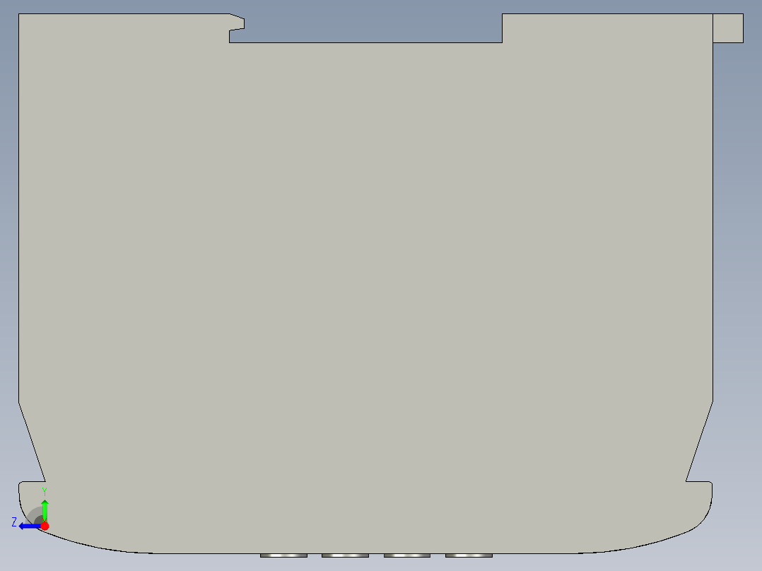 基恩士KV-24AT(P)_kc图纸模型右视图