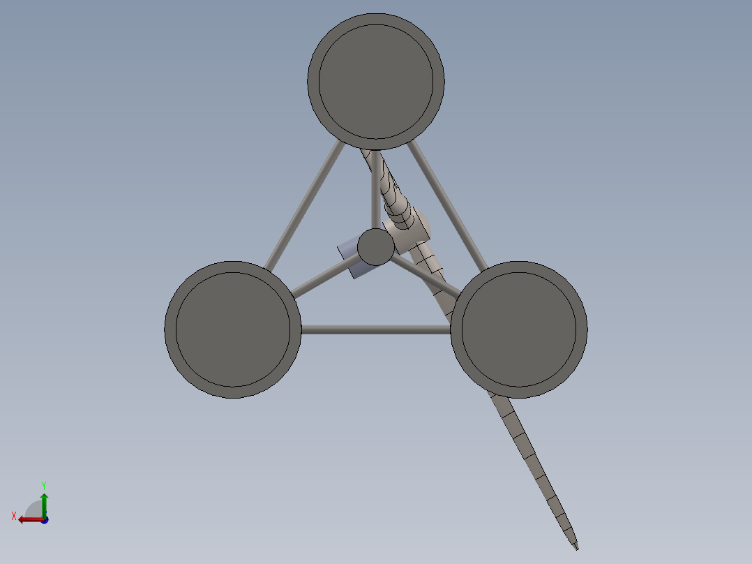 海上风力发电机后视图