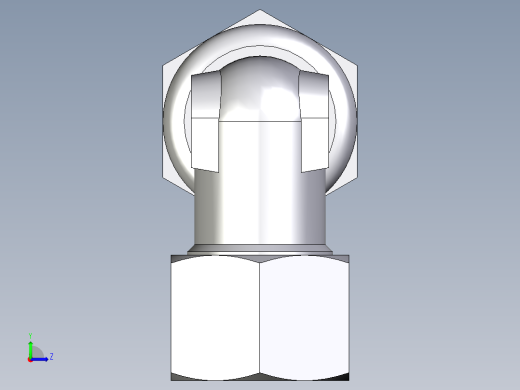卡套式工业通用硬管接头EO_Bulkhead_elbow_WSV12ZL71左视缩略图