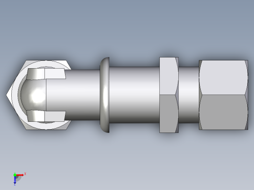 卡套式工业通用硬管接头EO_Bulkhead_elbow_WSV12ZL71俯视缩略图