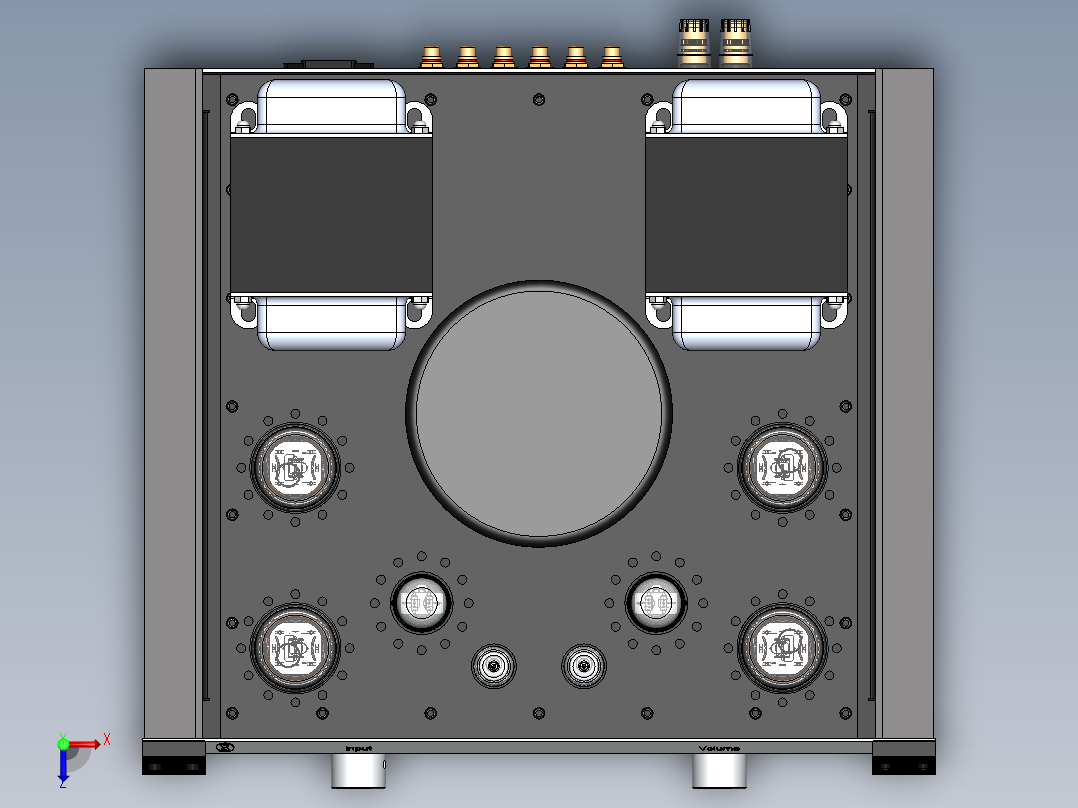 功率放大器12俯视图