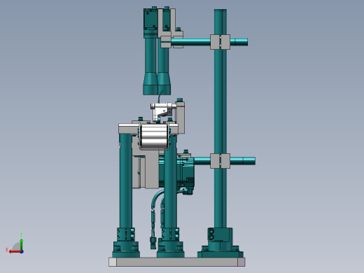料带齿轮输送机构后视缩略图