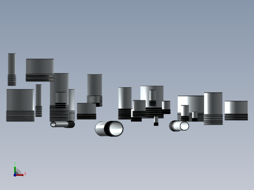 半螺纹接头前视缩略图