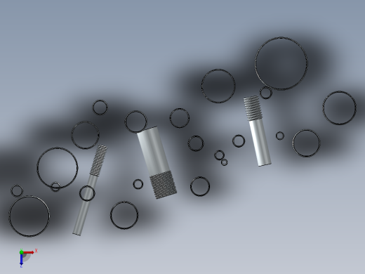 半螺纹接头俯视缩略图