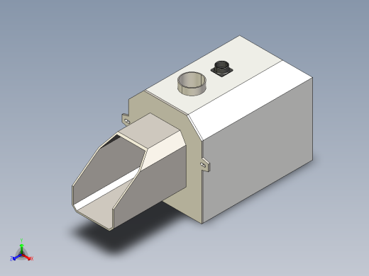 颗粒燃烧器25千瓦正等轴测缩略图