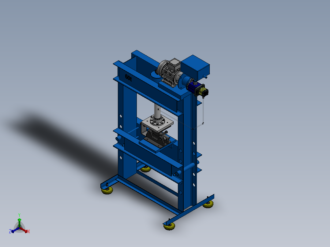 弯管装置弯管机CAD+350+24.3.26+003正等轴测图