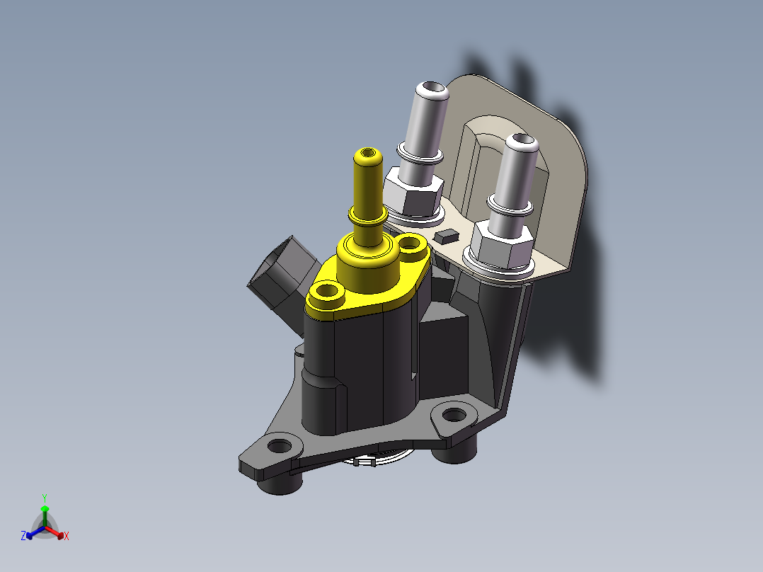 喷嘴正等轴测图