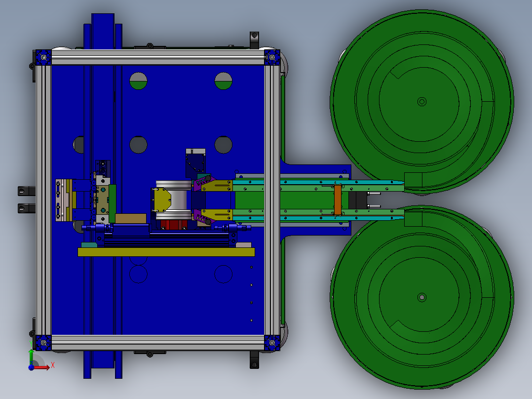 全自动进料插件机sw18前视图
