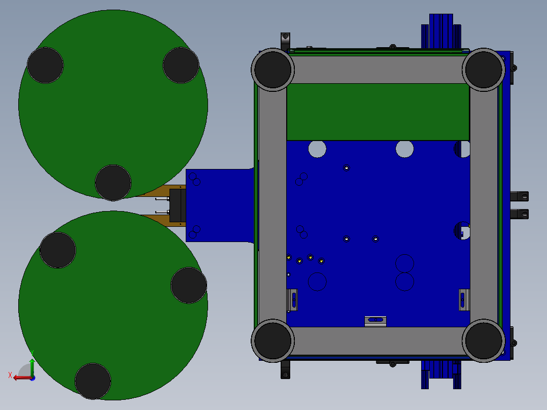 全自动进料插件机sw18后视图