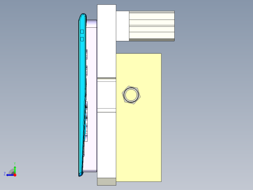 CS19-C-CNC2笔记本CNC工装夹具三维模型-180925右视缩略图