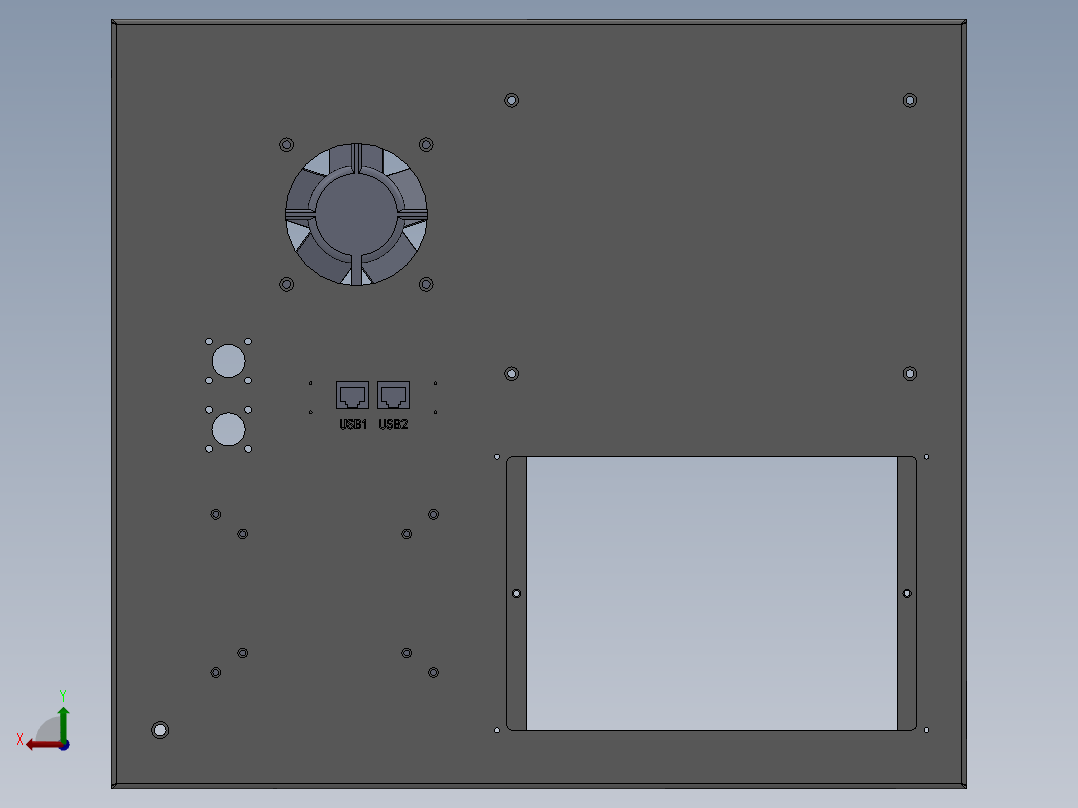电控柜、轮毂输送线控制台后视图