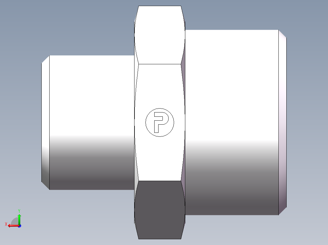 直通变径-GR、1C-16-22后视图